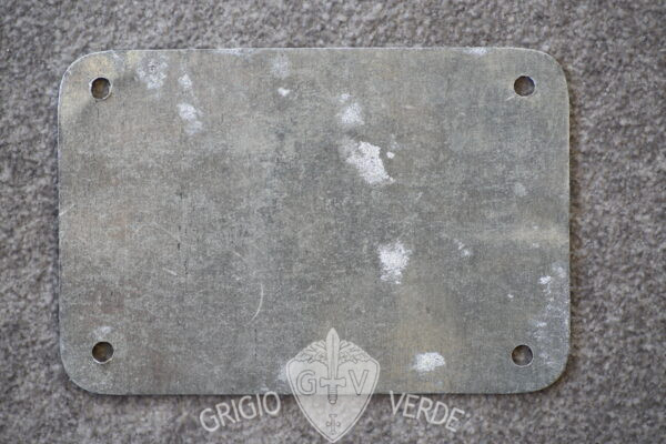 piastrino identificativo dog tags 52^ fanteria Alpi retro